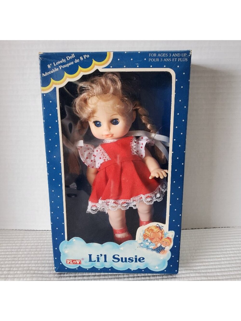 Li'l Susie Baby Doll 8" New In Box Hard Plastic Moveable Posable Limbs Vintage